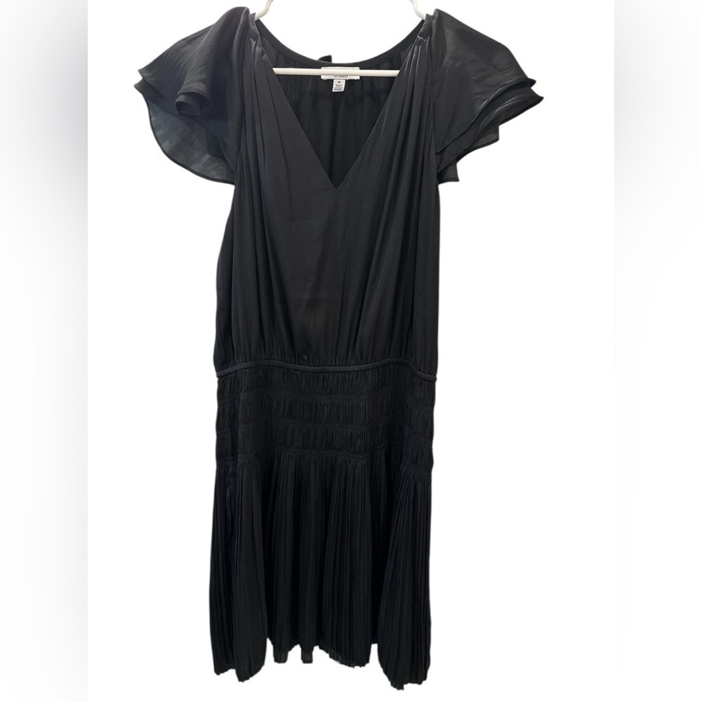 Anthropologie Current Air V-Neck Short Flutter Sleeves Lightweighjt Pre-Own EUC